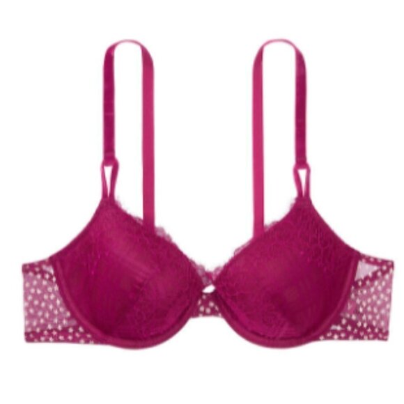 Nwt  VS - Convertible  Sexy Tee Lightly lined Demi bra, size 34C - Picture 3 of 9